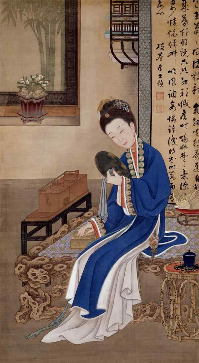 雍正的后妃表 据说这些画中美人都是雍正皇帝的后妃