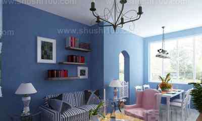 深蓝色壁纸 客厅蓝色壁纸—蓝色的不同含义