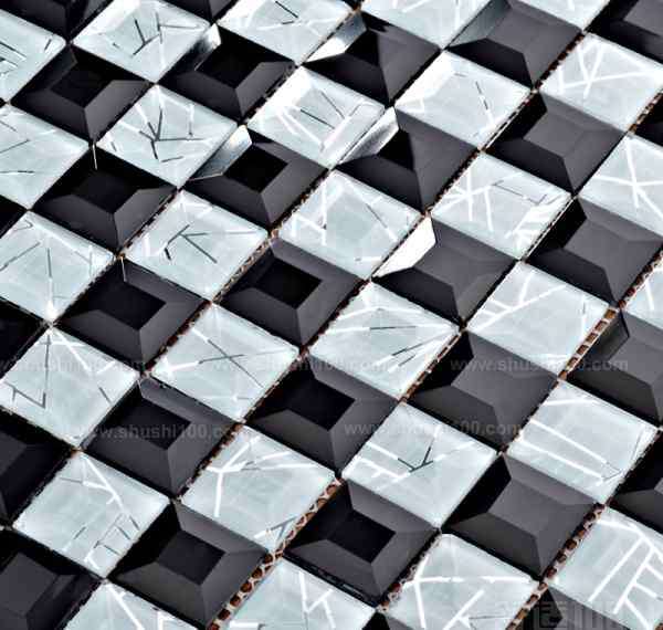 马赛克瓷砖贴图 黑白马赛克—黑白马赛克瓷砖贴图巧妙打造时尚空间