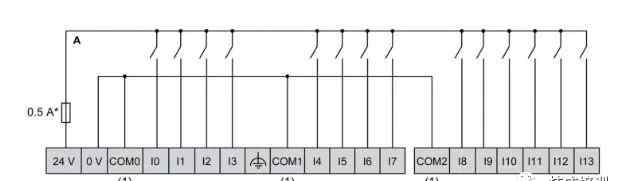 plc输入输出实物接线图 如何查看PLC接线图，并根据图纸进行PLC实物接线？