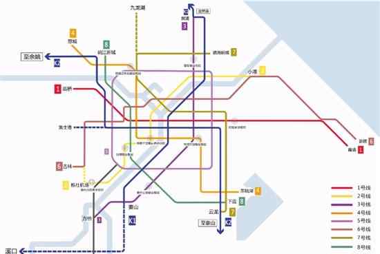 宁波地铁规划 宁波轨道交通规划七条线路 5年后地铁成网