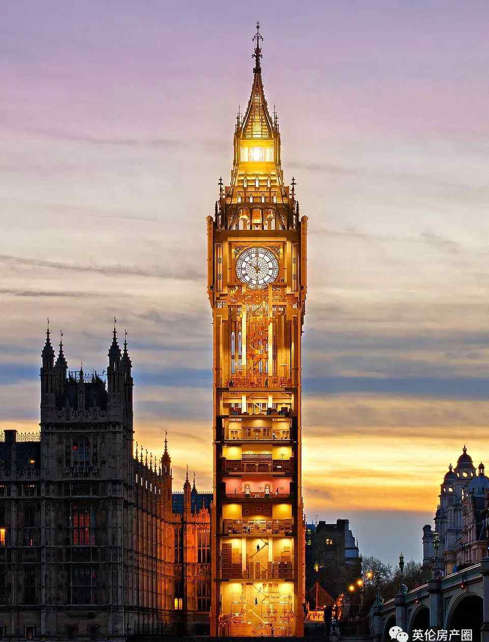 大本钟是哪个国家的 从大本钟到国王十字，把伦敦地标切开，里面结构什么样？